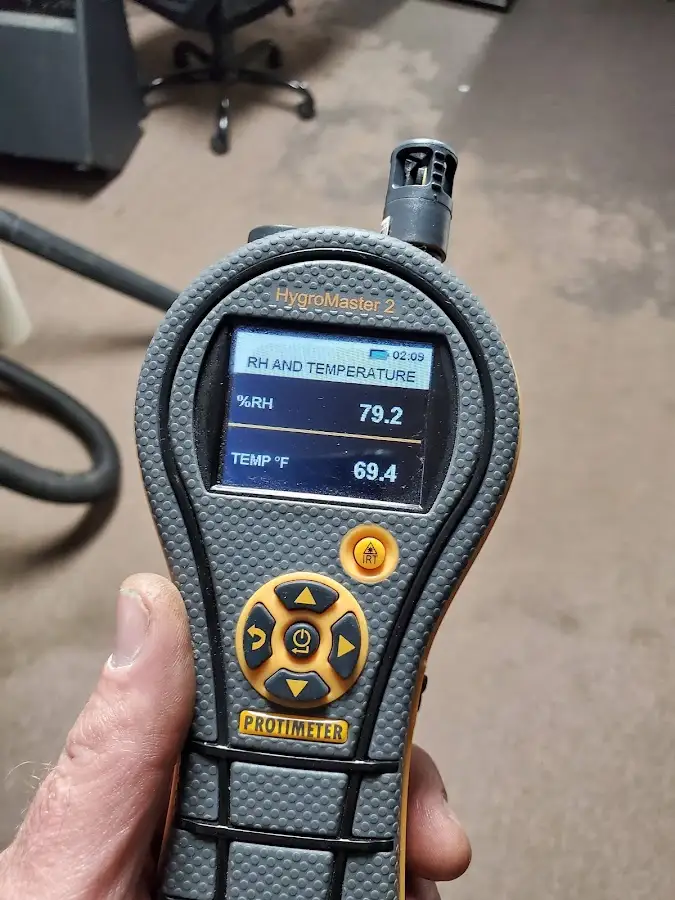 Moisture meter humidity assessment for Fire & Smoke Damage Restoration in Waverly
